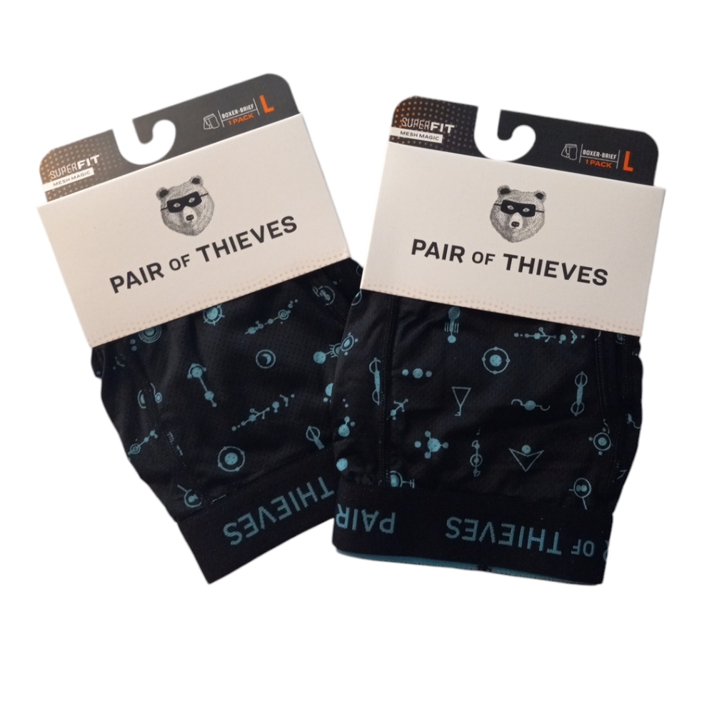 Men's Pair of Thieves Super Fit Boxer Briefs Underwear size M